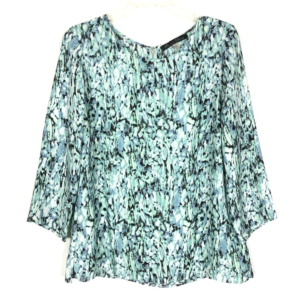 Rose & Olive Tie Dye 3/4 Sleeve Blouse